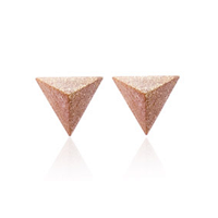 Miss Villea, 6 mm - Rosa sølv, Lille pyramide (Udsalg)